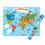 FlyingKids World Map Poster for Kids. Educational  interactive  person 1