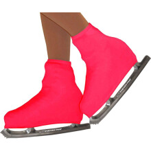 ChloeNoel Figure Skating Boot Cover B01 Neon Coral Junior (1-13)