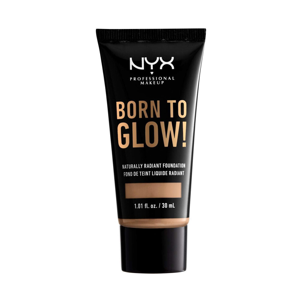 NYX PROFESSIONAL MAKEUP Born To glow Naturally Radiant Foundation  Med