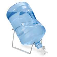 Brio Metallbelagd 3-5 Gallon Vattenflaskställ och 2 Dispenserventiler