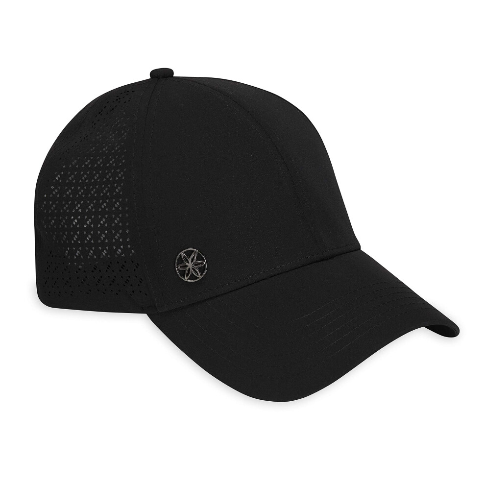 Gaiam Black Baseball Cap for Women - Cruiser Breathable Nova Design L