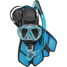 Cressi Bonete Pro Dry Set, Genomskinlig Aquamarine, S/M