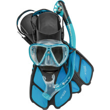 Cressi Bonete Pro Dry Set, Transparent Aquamarin, L/XL