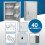 BARSKA Barska Κλειδοθήκη με Κλειδαριά και Αριθμημένες Γάντζους 40 Θέσεων, Γκρι 3
