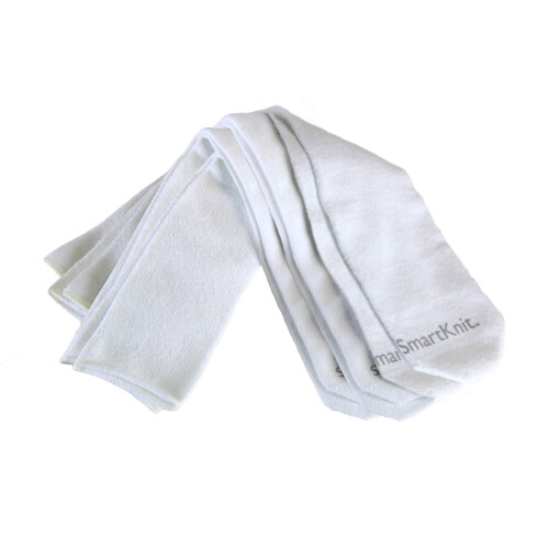 SMARTKNIT Seamless AFO Interface Socks 3 Pack - Child Small - White