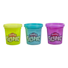 Play-Doh Brand Slime 3 csomag nem mrgezo nylka - srga metllila s metl kkeszld