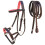 CHALLENGER Horse Western Leather Training Tack Bitless Sidepull Bridle 1