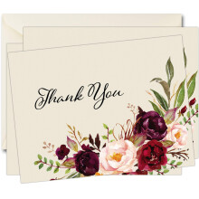 Cart   es de agradecimento para funeral - simpatia de luto de agradecimento com envelopes - mensagem dentro (50 rosa)