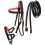 CHALLENGER Horse Western Leather Training Tack Bitless Sidepull Bridle 1