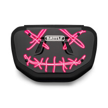 Battle Nightmare Chrome Football Back Plate - Adult