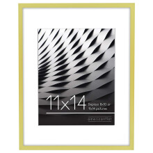 Americanflat 11x14 Picture Frame in Gold - Thin Border 8x10 Picture Fr