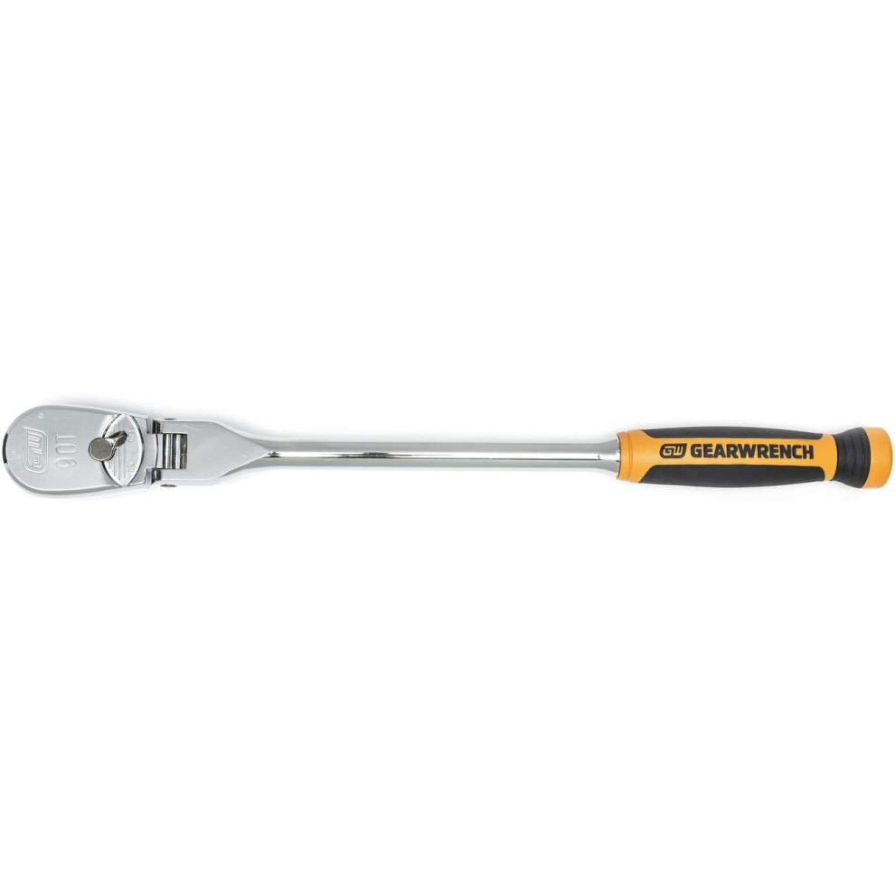 Photos - Other Hand Tools GEARWRENCH 1/2"" Drive 90 Tooth Cushion Grip Flex Teardrop Ratchet - 8 81370T