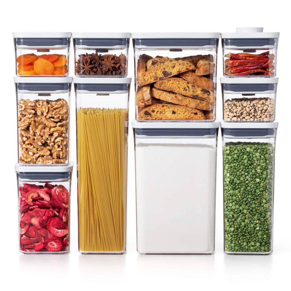 OXO Good Grips 10-Piece POP Container Set  White