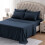 SLEEP ZONE Nanotex Υπέροχα Μαλακά Σεντόνια Ψύξης Διπλού Κρεβατιού για Παιδιά 3 Τεμάχια 4