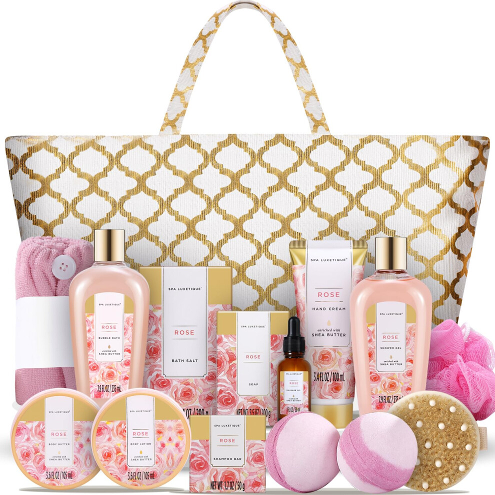 Spa Girl/Spa Pure Spa Luxetique Spa Baskets For Women Gift Gift Basket For Women 15Pcs
