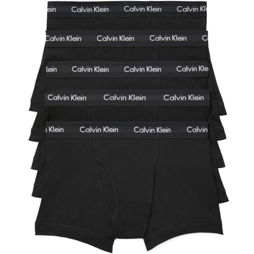 Calvin Klein Calvin Klein Ανδρικά Εσώρουχα Cotton Classics Multipack Trunks, μαύρο (5 Τεμάχια), L