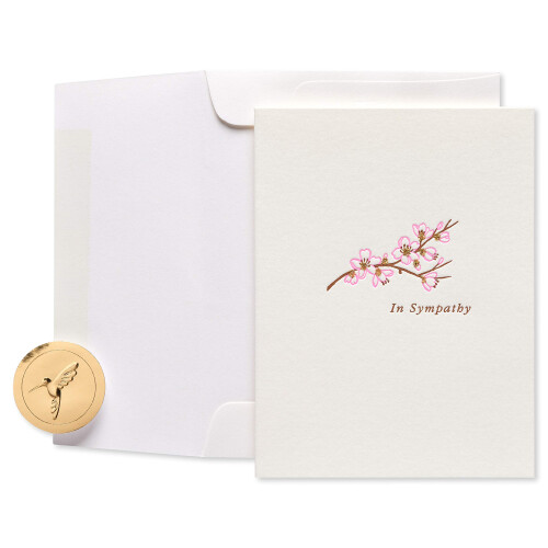 Papyrus blank sympati kort (blomstergren)