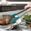 KitchenAid Kitchenaid silikone vippede rustfrit stål tang 12 tommer aqua himmel 5