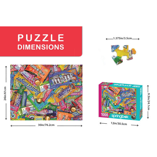 Puzzle 1000 κομματιών Sweet Tooth της Springbok - Κατασκευασμένο στις ΗΠΑ 1