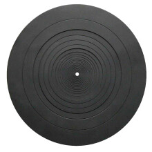 Drejebordplade Mat gummi 12 tommer silikone Drejebord LP Slipmat Universal Kompatibel til Audio Technica AT-LP120BK AT-LP-1200 Drejepladeplade (1