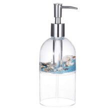 Locco Decor Seifenspender aus Acryl, fl ssig, 3D, schwebend, f r Badezimmer und K che, Muschel