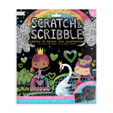 Ooly Scratch & Scribble Konstset (Prinsessträdgård)