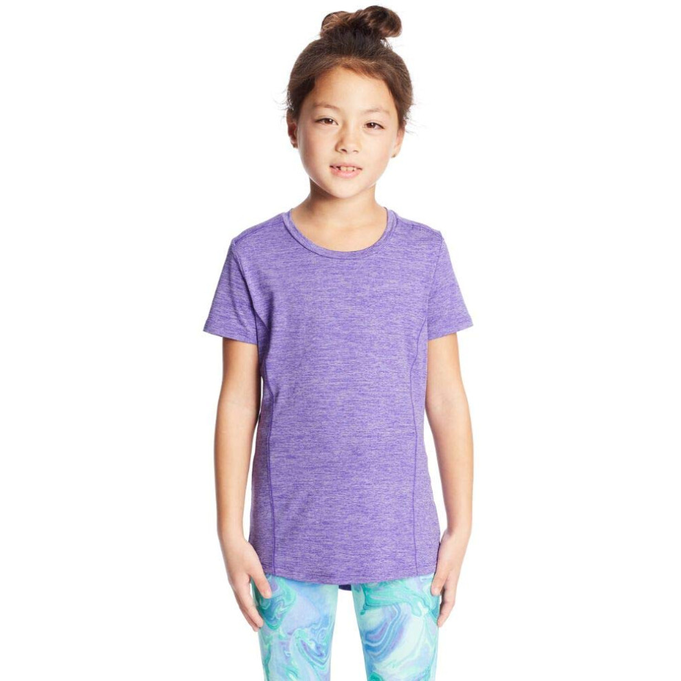 C9 Champion girls Supersoft Tech Tee T Shirt  Lilac Wash/Bright Plum