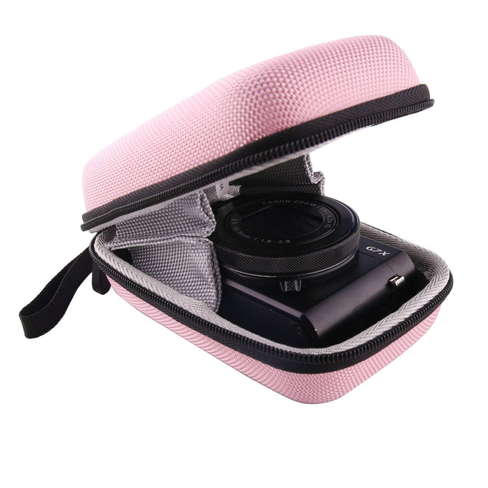 Werjia Hard Carrying Case Compatible With Canon Powershot Sx720 Sx620 Sx730 Sx740 G7x Digital Camera (Pink) Pink 6415495756105