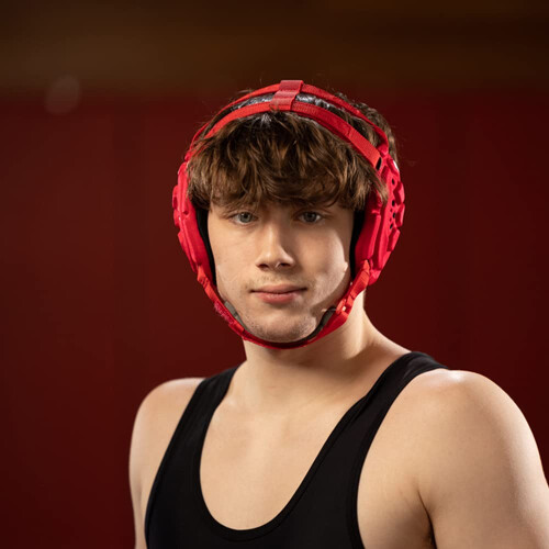 Medalist Headgear | Matman Wrestling | Ενηλίκων Προστατευτικά Αυτιών | BJJ | Grappling (Κόκκινο) 2