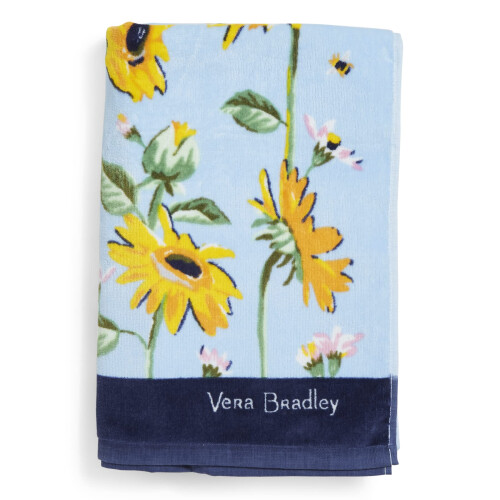 Vera Bradley Vera Bradley Damen-Strandtuch, Sonnenblumenhimmel, Einheitsgr    e 1
