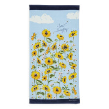 Vera Bradley Damen-Strandtuch, Sonnenblumenhimmel, Einheitsgr    e
