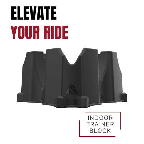 KOM Cycling 2020 Indoor Trainer Front Wheel Riser Block - 3 Different 2