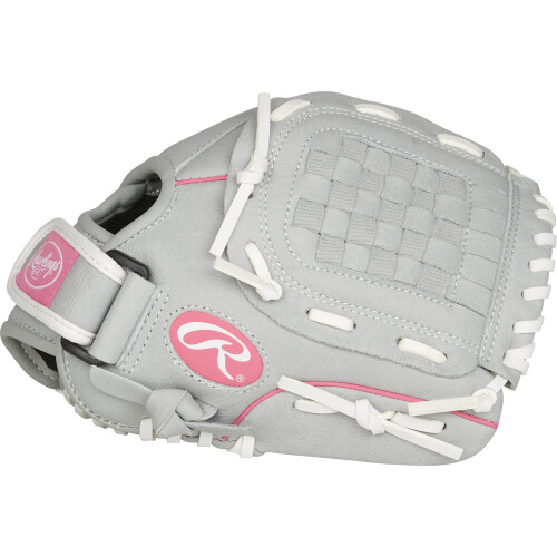 Rawlings Mdchen 10,5 Zoll Softballhandschuh Rosa/Grau/Wei US 1