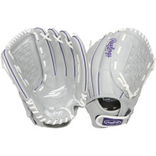 Rawlings Girls 12,5 polegadas luva de softball roxa/cinza/branco US