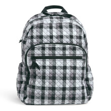 Vera Bradley Women's Cotton Campus Backpack  Kingbird Plaid  One Size