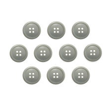 Butoane 1 inch (1a) 4 gauri 10 buca?i - alb negru alb - buton de nlocuire a me?te?ugurilor de cusut - Perfect pentru me?te?uguri Paltoane cama?i