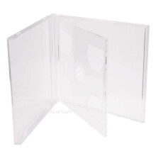 AcePlus 10 Stycken Standard Dubbel Klart CD-fodral