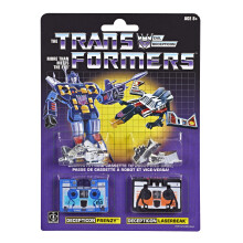 Transzformtorok: Vintage G1 kazetta 2-csomagolsi decepticons orlet s lzerkocsi gyujtheto figurk