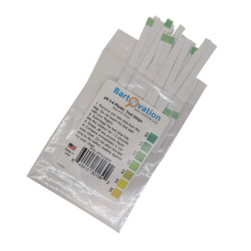 pH 3-6 Short Range Test Strips [Bag of 50 Strips] for Testing Sushi Ri 1
