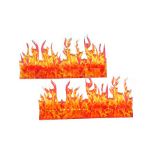 Miniatura de Wall of Fire (Conjunto de 8) Efeitos de Feiti   o Terrain Flame para D&D Dungeons and Dragons Pathfinder e outros RPG de mesa