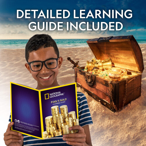 National Geographic NATIONAL GEOGRAPHIC Fools Gold Dig Kit - 12 Χρυσές Μπάρες με 2-3 Πυρίτη 1