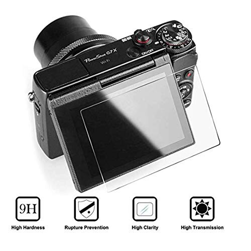 [2-Pack] Προστατευτικό Οθόνης Γυαλιού για Canon G7X Mark III - Λεπτό Προστατευτικό Φιλμ 1