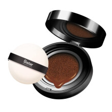 Sistar Skin Perfecting BB Cushion, vollst  ndige Abdeckung, lang anhaltende, nat  rliche Glow-Foundation, On-The-Go-Etui mit Spiegel (Mokka)