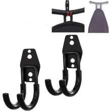 (As show, One size) Ironing Board Hanger Wall Mount,for Laundry Rooms, Utility Rooms, Closetssaving, No Ironing Board, 2-pcs,wall Mount Double Hook,heavy Duty Steel Garag
