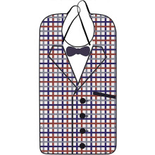 (As show, One size) Adult Bibs Waterproof Dining Bibs Machine Washable Clothing Protectors with Crumb Catcher for Elderly Women
