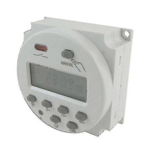 (DC 12V, One size) Evago Digital Lcd Power Programmable Timer Time Switch 1