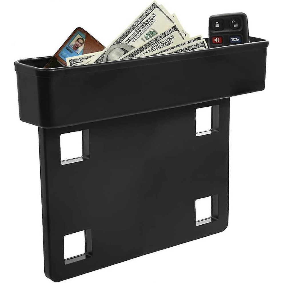 (As show, One size) Front Seat Console Gap Pocket Catch Caddy, Between Car Seat Gap Filler Organizer, Side Of Center Console Storage Box For Money, Ce-image-OPC-PG96CFQ-NEW