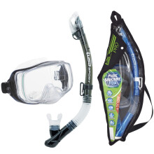 TUSA Sport Voksen Impex 3D Purge Mask og t?r snorkel Combo Smoke UC-3325P-SK