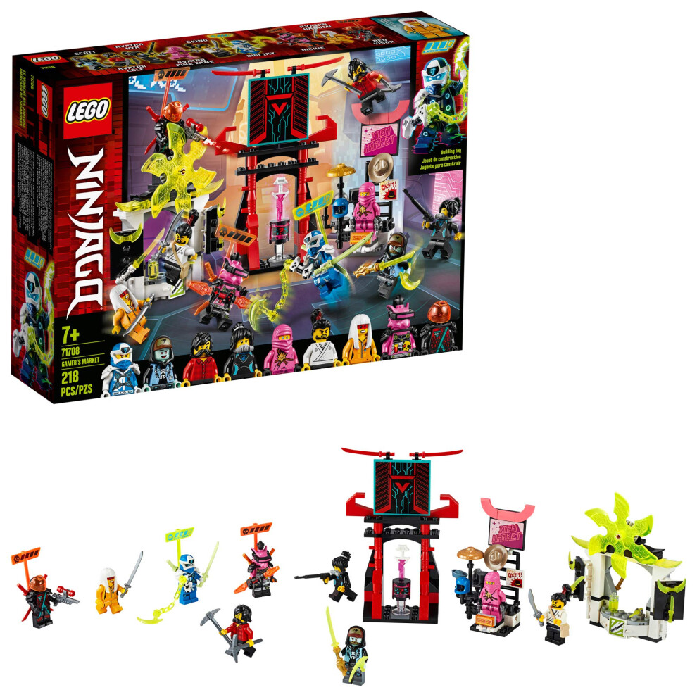 Lego Ninjago Gamers Market 71708 Ninja Market Building Kit (218 Pieces