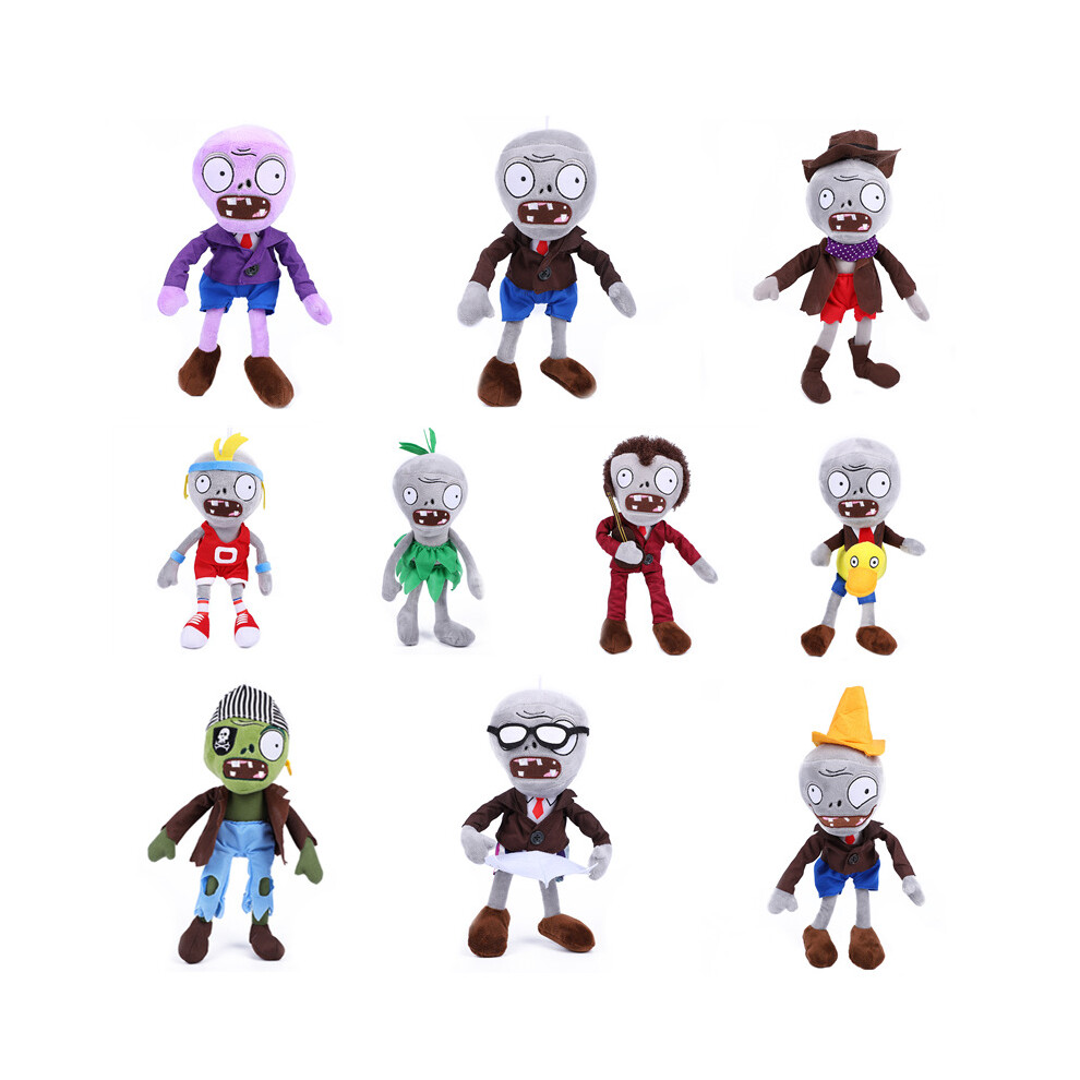 1pc Plants vs Zombies Plush Toy 30cm PVZ Gargantuar Hat Pirate Duck Zombie Plush Stuffed Toy Doll Soft Toy Kids Gift-image-OPC-PG96CWD-NEW